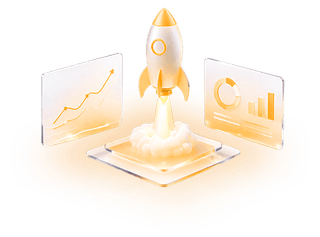 Celebration marking the first public launch milestone of a crypto trading platform